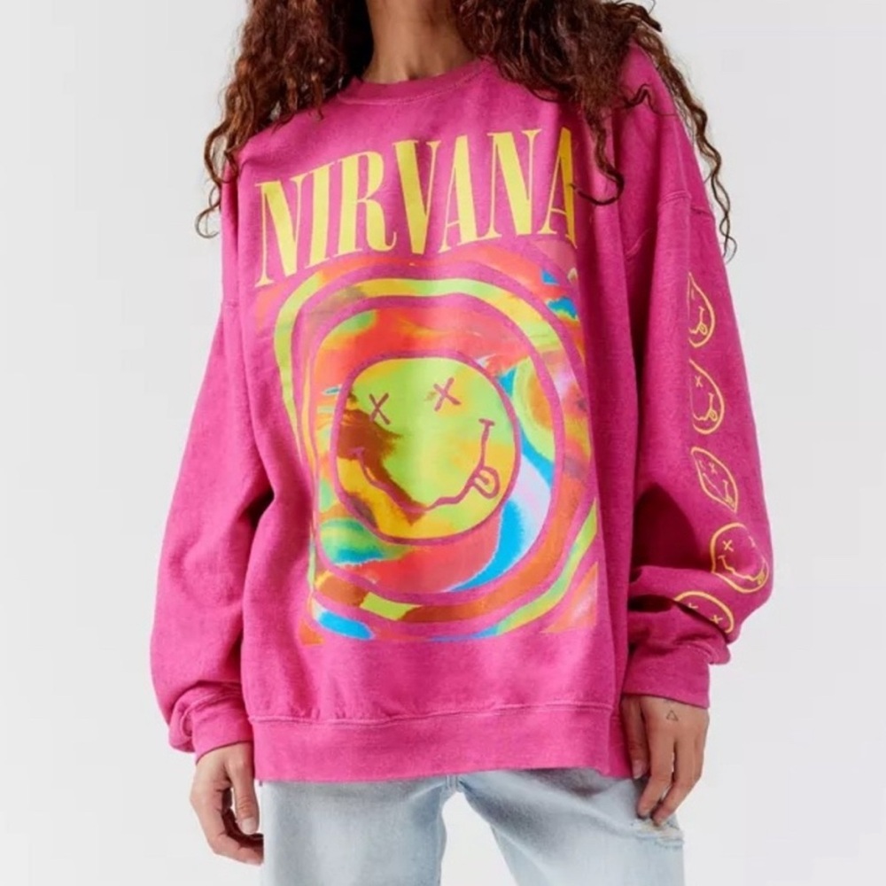 FREE PEOPLE Nirvana Graphic Sweatshirt